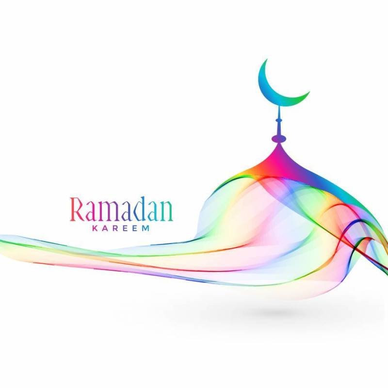 斋月贾巴尔季节的多彩创意清真寺设计