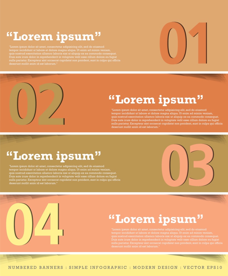 数字横幅信息图形的现代设计25