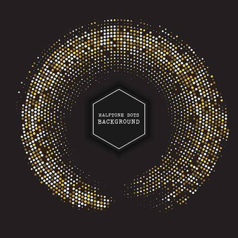 半色调点背景