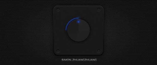 音量旋钮psd分层素材