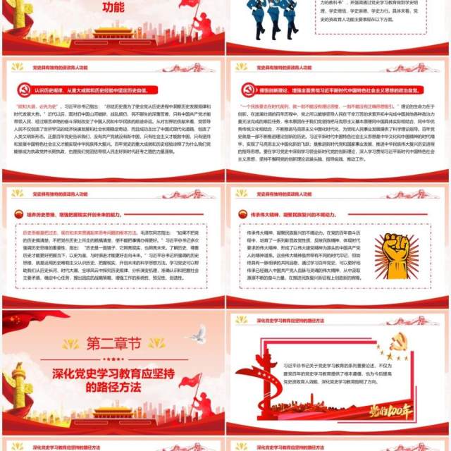推进党史学习教育常态化长效化PPT模板 推进党史学习教育常态化长效化PPT模板