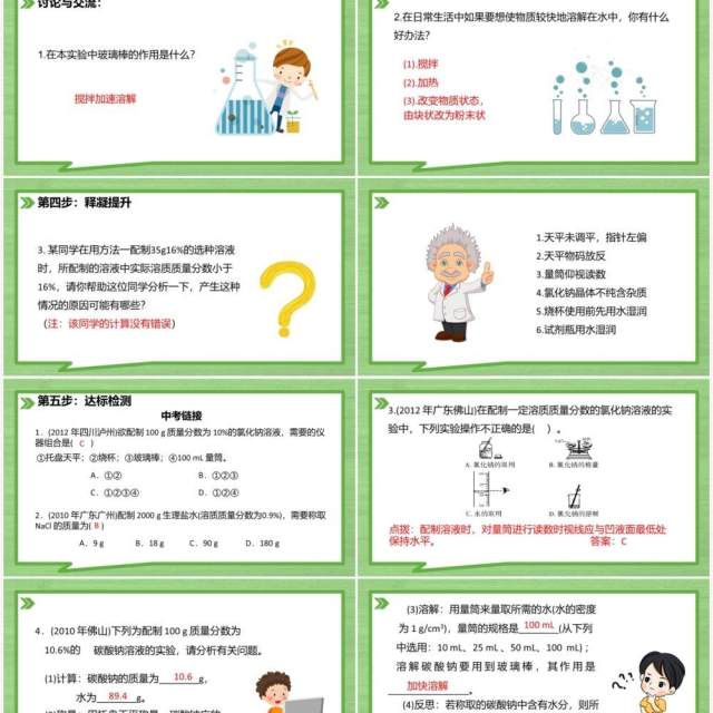 部编版九年级化学下册一定溶质质量分数的氯化钠溶液的配制课件PPT模板 部编版九年级化学下册一定溶质质量分数的氯化钠溶液的配制课件PPT模板