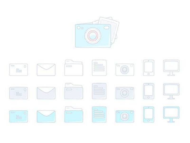 Dropbox Style Icons