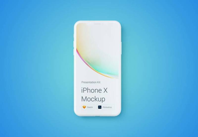 iPhone X Mockup可变颜色