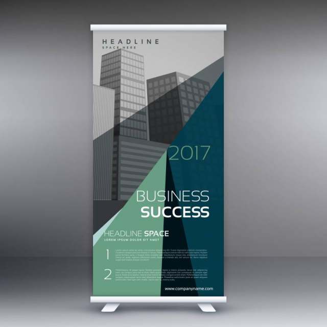 与几何形状的创意standee设计 与几何形状的创意standee设计