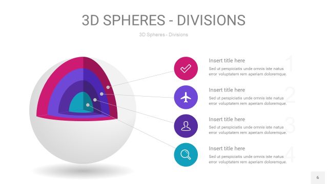 青紫色3D球体切割PPT信息图6 青紫色3D球体切割PPT信息图6