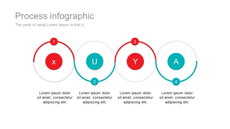 红蓝色PPT信息可视化图表10