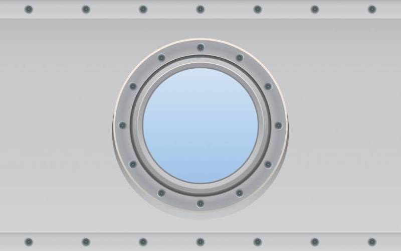 潜艇水下金属侧舷窗