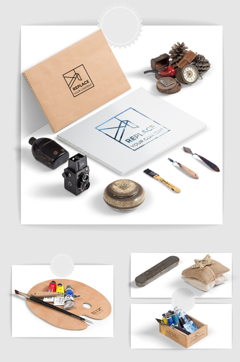 画具样机模板素材