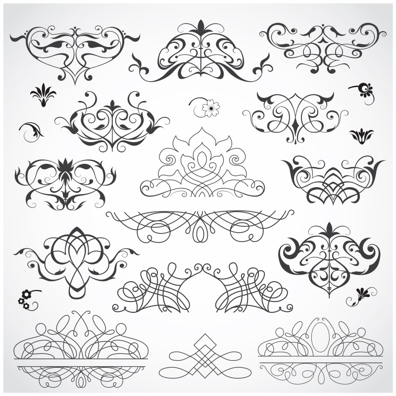 书画装饰设计元素3204