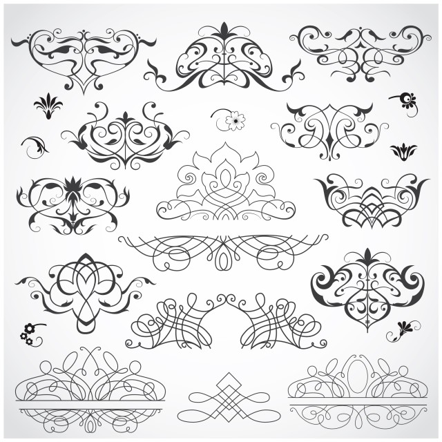 书画装饰设计元素3204