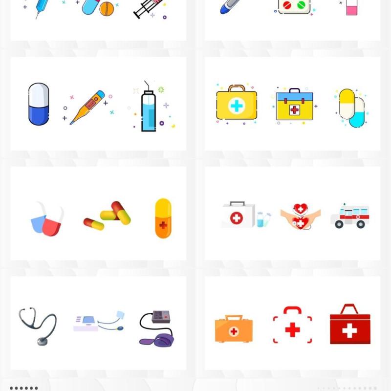 MBE医疗元素PPT素材合集