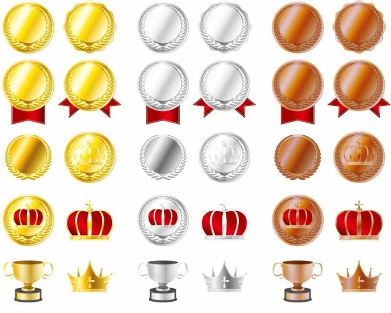 奖牌·皇冠·奖杯集