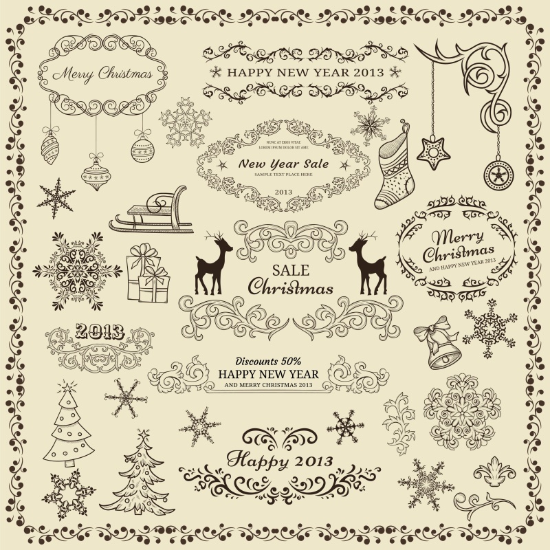 书画装饰设计元素4624