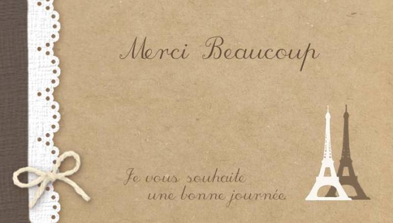 标签艾菲尔铁塔牛皮纸