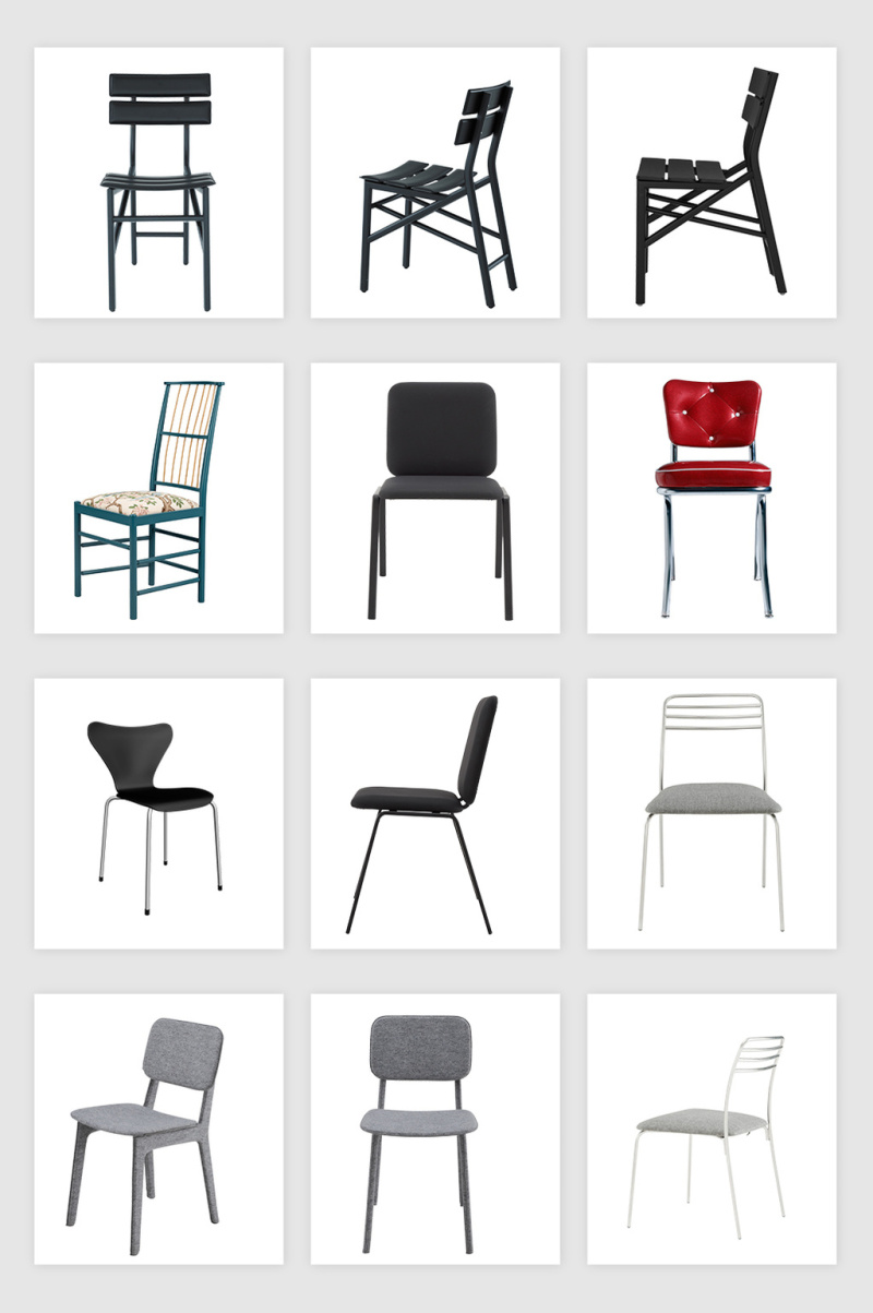 高清免抠时尚椅子素材