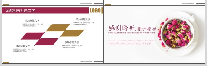 秋季养生传统文化养生健康美容养颜ppt