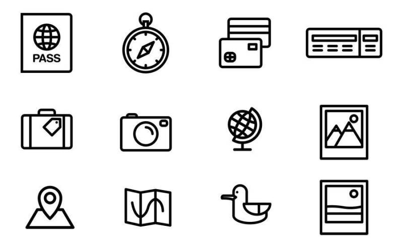 Travel Icons Pack
