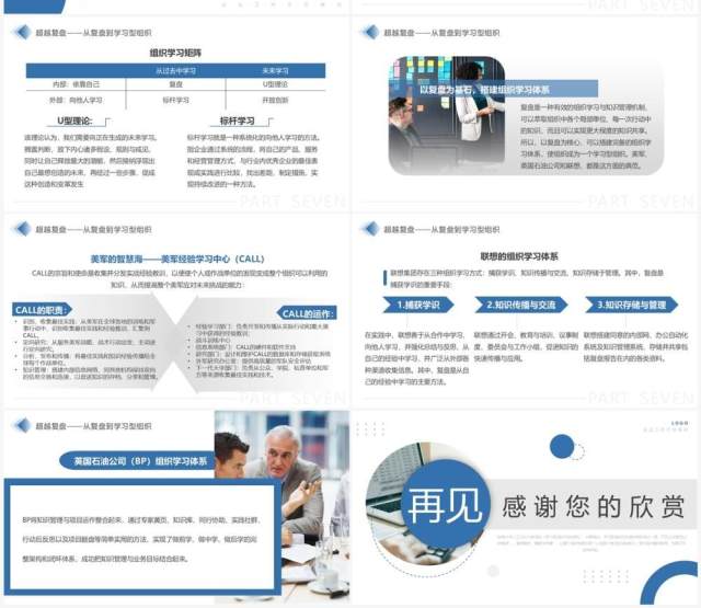 蓝色商务风把经验转化为能力PPT模板 蓝色商务风把经验转化为能力PPT模板