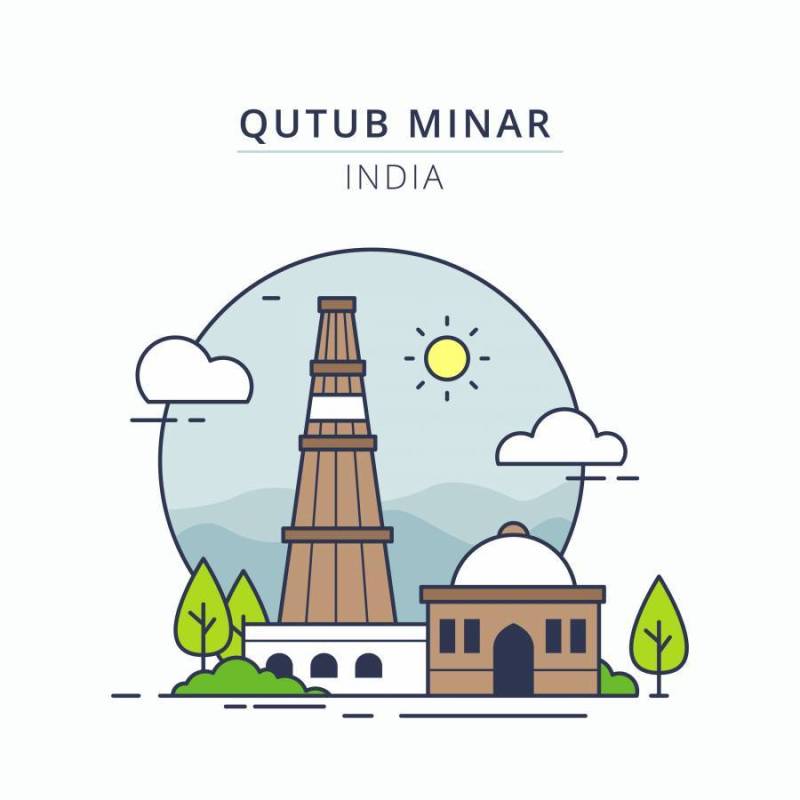Qutub Minar插图
