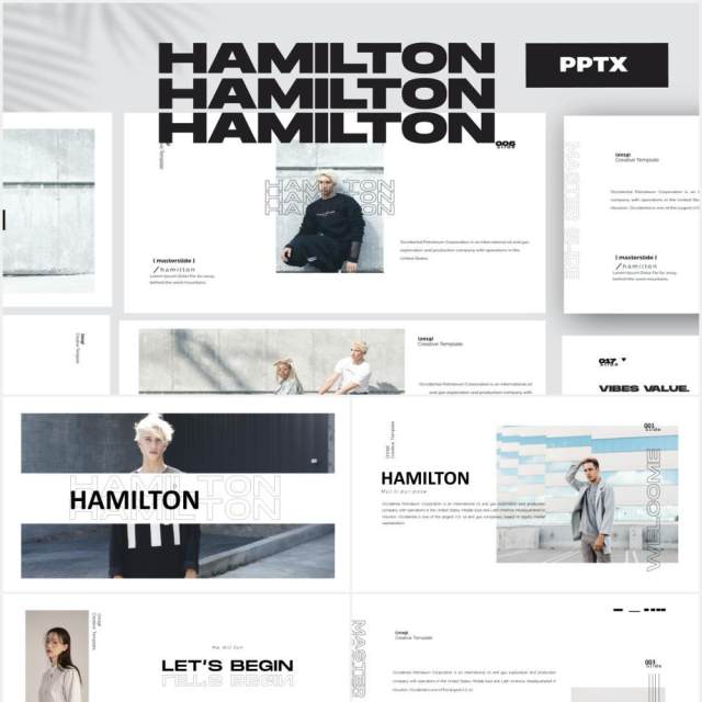 商业公司产品展示PPT模板HAMILTON - Powerpoint Business Corporate 商业公司产品展示PPT模板HAMILTON - Powerpoint Business Corporate