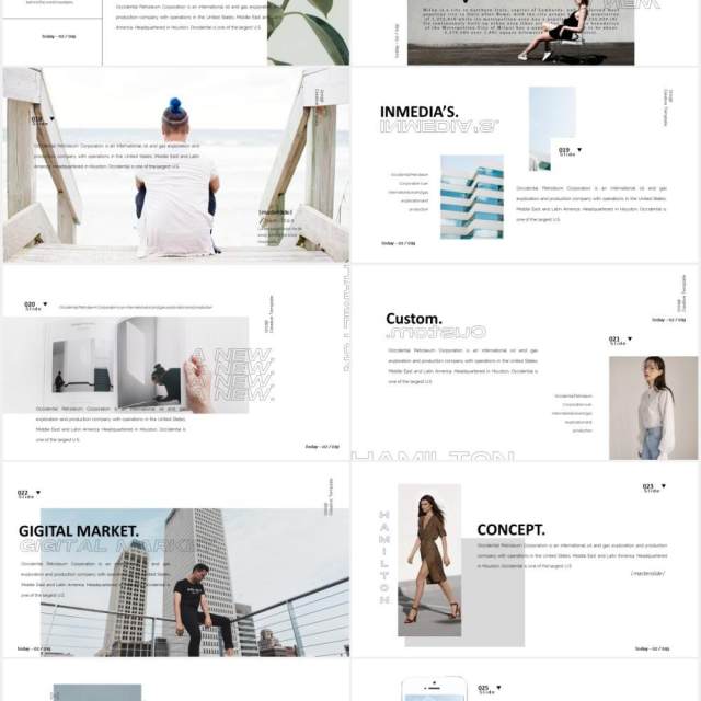 商业公司产品展示PPT模板HAMILTON - Powerpoint Business Corporate 商业公司产品展示PPT模板HAMILTON - Powerpoint Business Corporate