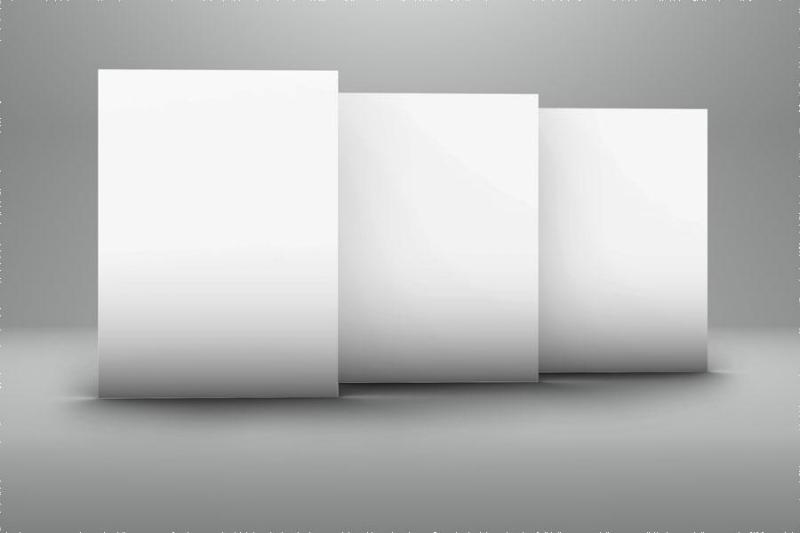 纸张展板2—PSD分层素材