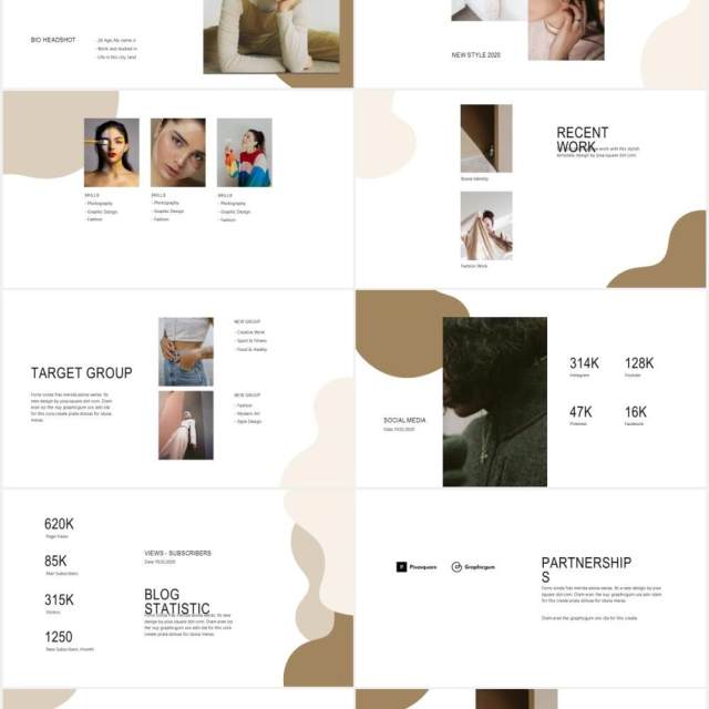 简约小清新图文展示PPT模板UNIA - Media Press Kit Powerpoint Template 简约小清新图文展示PPT模板UNIA - Media Press Kit Powerpoint Template