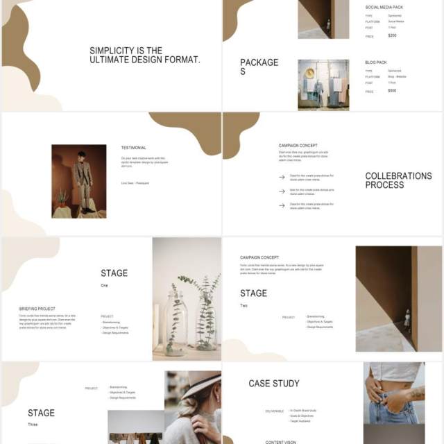 简约小清新图文展示PPT模板UNIA - Media Press Kit Powerpoint Template 简约小清新图文展示PPT模板UNIA - Media Press Kit Powerpoint Template