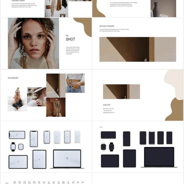 简约小清新图文展示PPT模板UNIA - Media Press Kit Powerpoint Template 简约小清新图文展示PPT模板UNIA - Media Press Kit Powerpoint Template