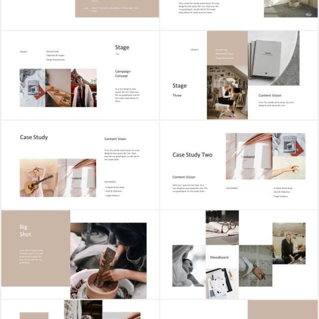 极简简约个人简历图文展示汇报PPT模板MACA - Powerpoint Media Kit Branding Template 极简简约个人简历图文展示汇报PPT模板MACA - Powerpoint Media Kit Branding Template