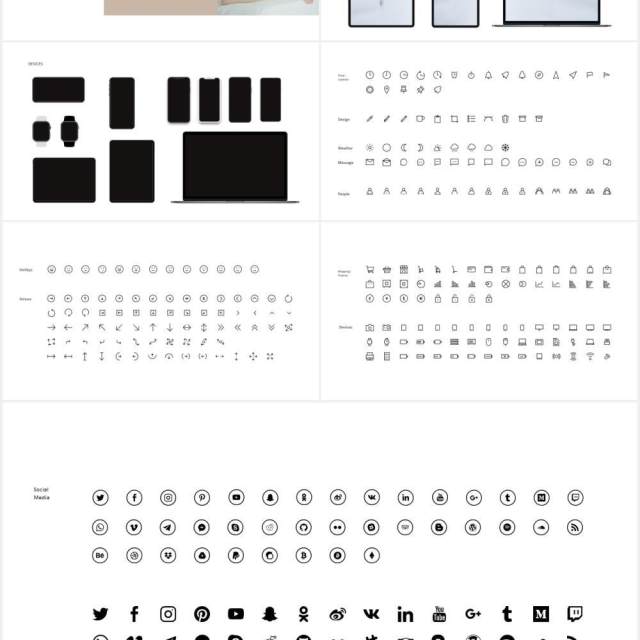 极简简约个人简历图文展示汇报PPT模板MACA - Powerpoint Media Kit Branding Template 极简简约个人简历图文展示汇报PPT模板MACA - Powerpoint Media Kit Branding Template