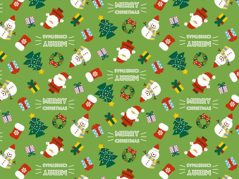 圣诞节模式绿色
