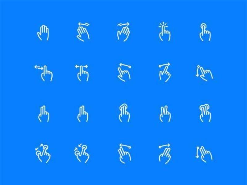 Gesture Icon Set