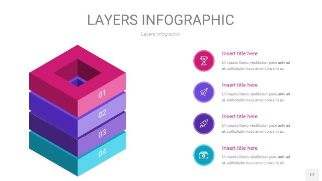 紫蓝色3D分层PPT信息图17 紫蓝色3D分层PPT信息图17