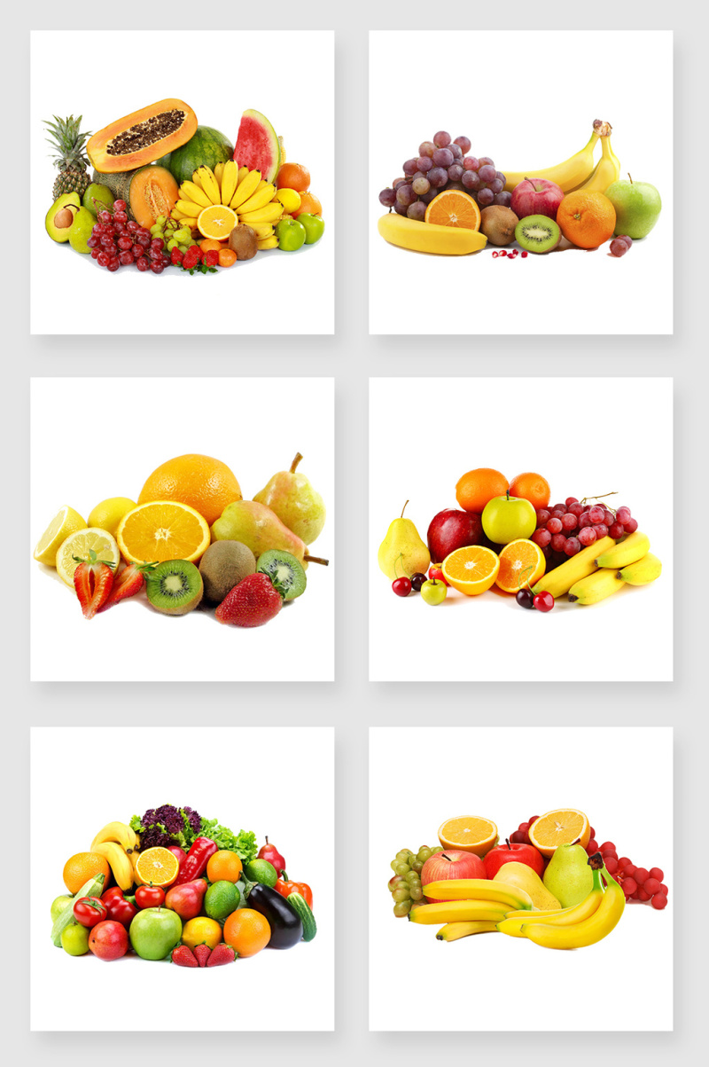 一堆水果设计素材