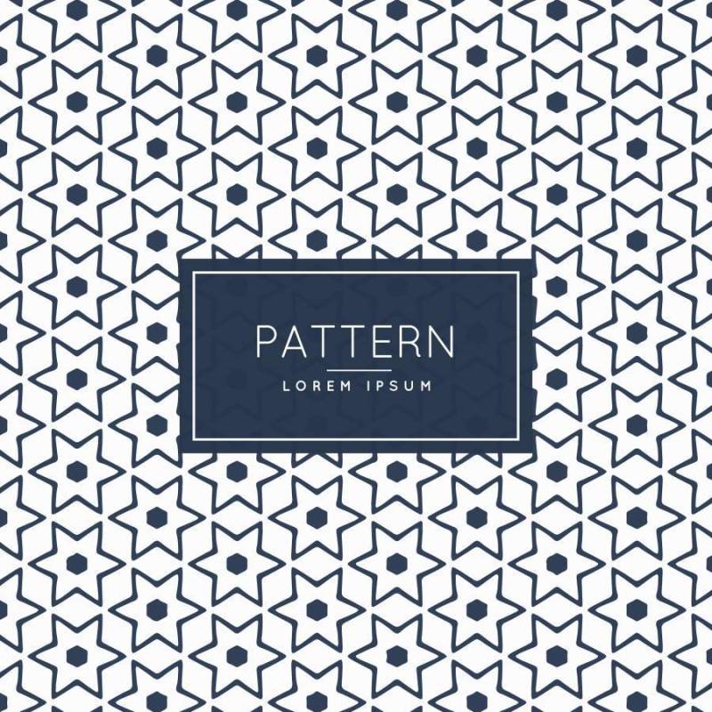 几何星形状抽象图案