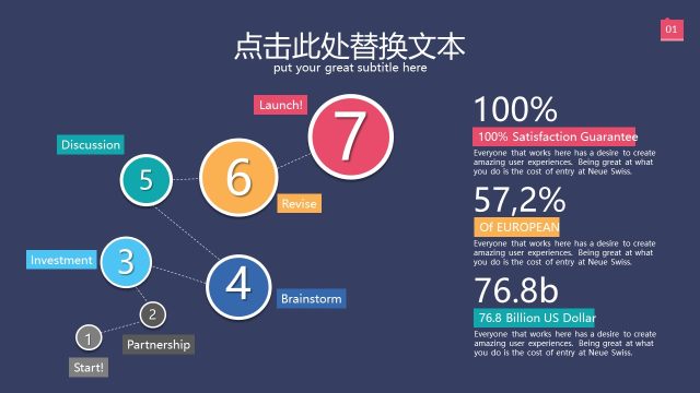 深色欧美风商务PPT图表4 深色欧美风商务PPT图表4