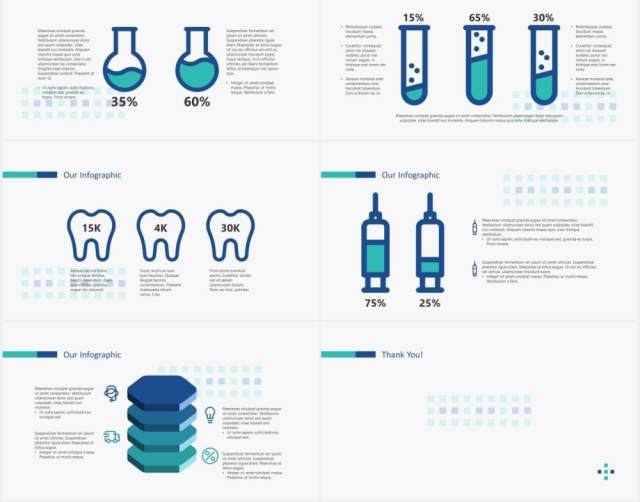 简约医学医疗演示图片版式设计PPT模板MEDIXO - Medical Power Point Template