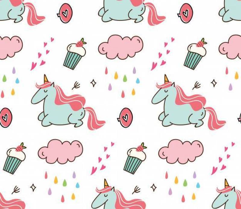 可爱的印花和图案设计