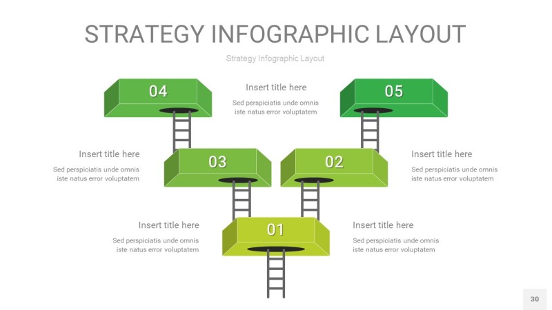 嫩绿色战略计划统筹PPT信息图30
