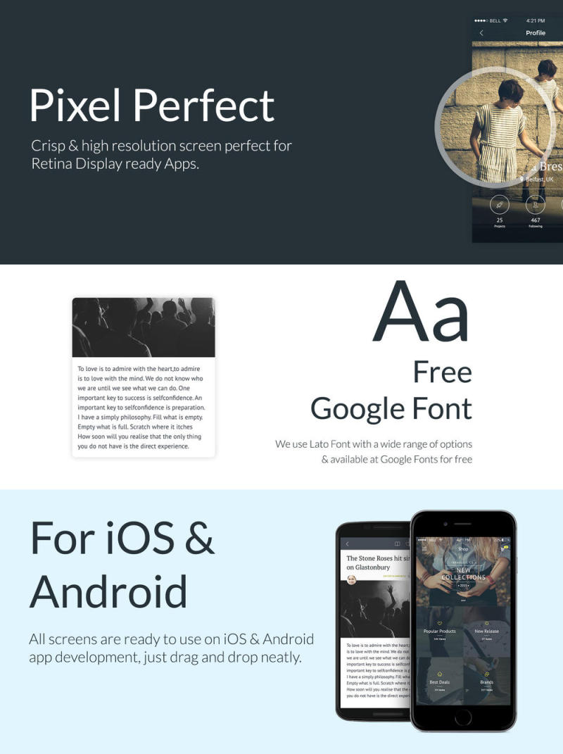 75 iOS屏幕移动应用程序UI工具包,Flatte UI工具包 75 iOS屏幕移动应用程序UI工具包,Flatte UI工具包