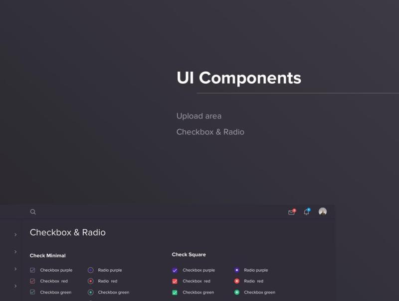 Sketch Figma Dashboard UI Kit，仪表板面板设计