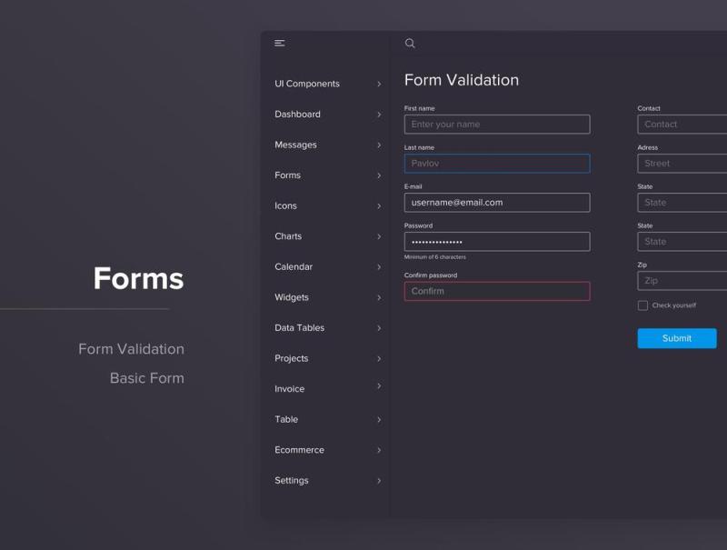 Sketch Figma Dashboard UI Kit，仪表板面板设计