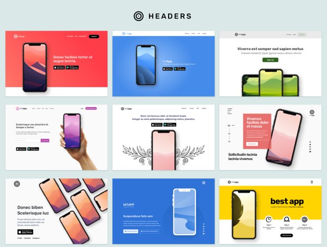 用于Sketch,Photoshop,Figma和XD的桌面和移动APP UI工具包,HitApp - 桌面和移动APP登陆页面UI工具包 用于Sketch,Photoshop,Figma和XD的桌面和移动APP UI工具包,HitApp - 桌面和移动APP登陆页面UI工具包