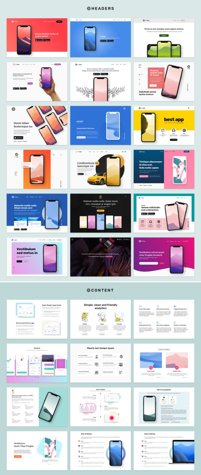 用于Sketch,Photoshop,Figma和XD的桌面和移动APP UI工具包,HitApp - 桌面和移动APP登陆页面UI工具包 用于Sketch,Photoshop,Figma和XD的桌面和移动APP UI工具包,HitApp - 桌面和移动APP登陆页面UI工具包