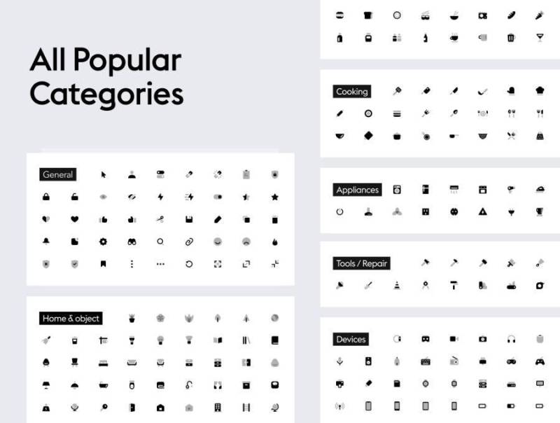 640矢量双色调图标的iOS，Android和Web。，斯德哥尔摩高级图标