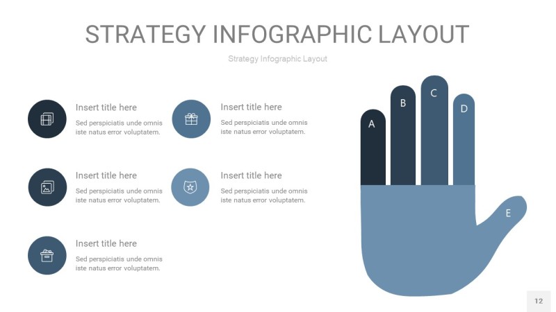 深天蓝色战略计划统筹PPT信息图12