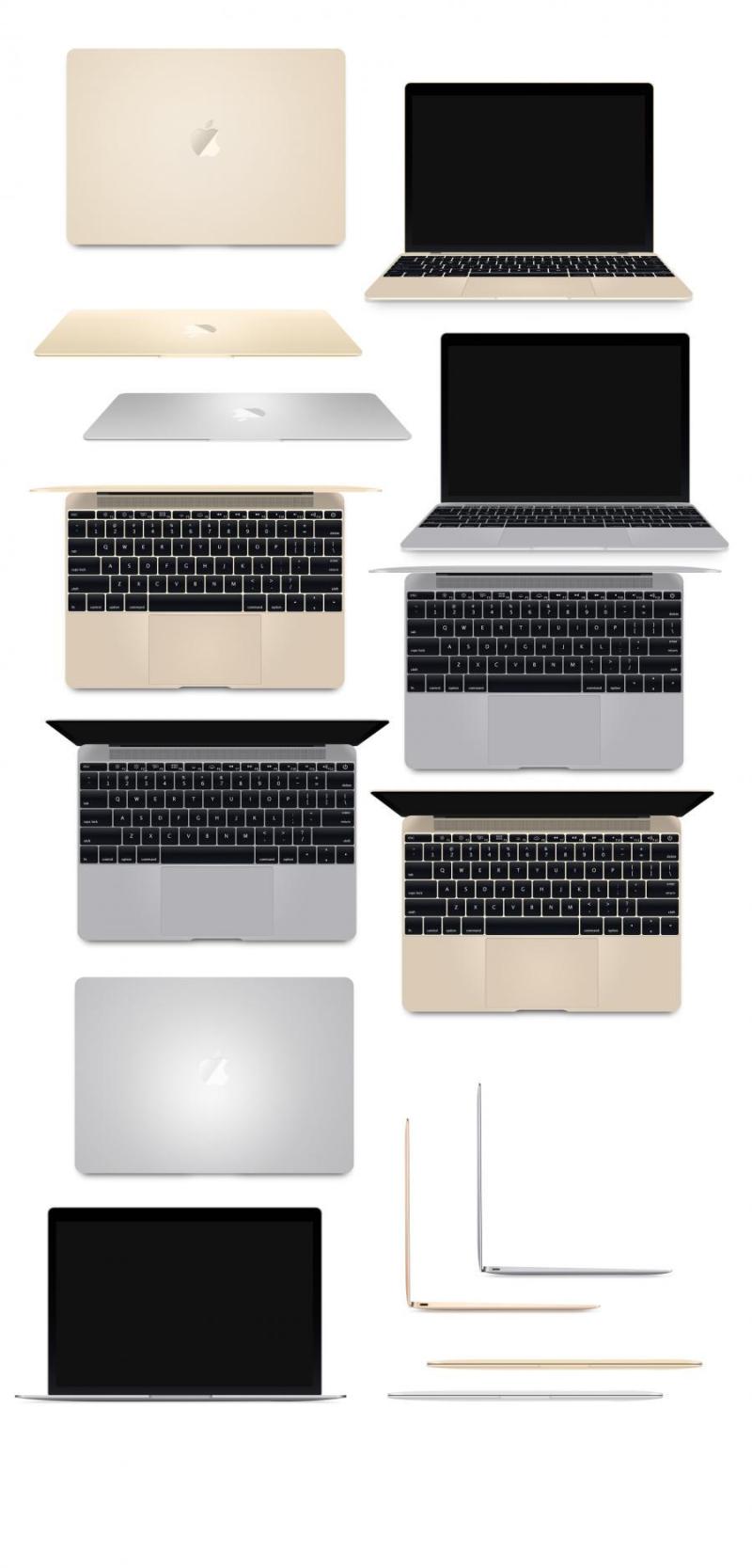 Mac book air 素材 mockup 2015 新款