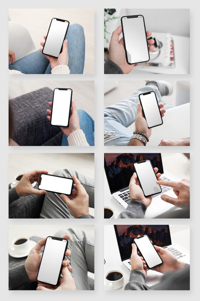 苹果iPhone X智能手机应用场景样机 苹果iPhone X智能手机应用场景样机